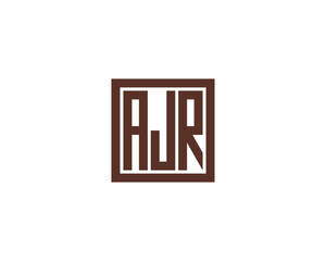 AJR logo design vector template