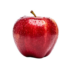 A Of Apple on A solid  on A Transparent Background 