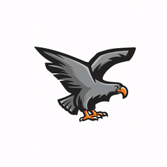 Flat logo illustration of Vulture