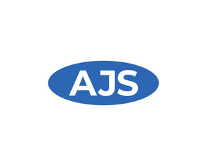 AJS logo design vector template