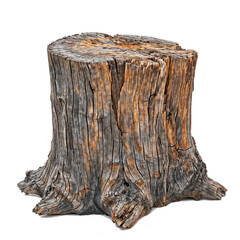 high detail of death tree stump PNG transparent background for drag and drop file 