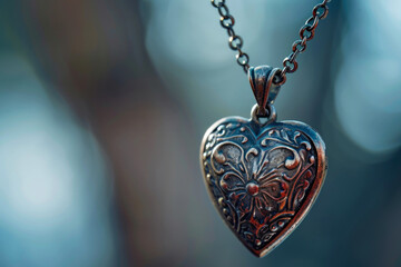 Love in Every Detail: Heart-Shaped Necklace Spotlight