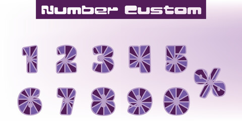  set numbers, custom with a variety of the latest models 4