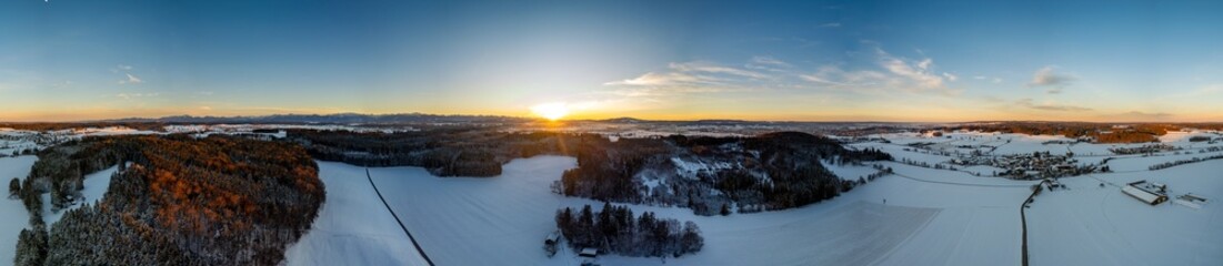 drone view, panorama, bavaria