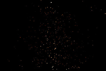 texture of falling snow, layer to overlay on a black background