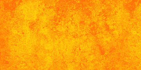 Abstract orange grunge plaster wall, background textured. cement concrete wall textured. abstract background template works and layout, vintage, retro, grunge, textured.