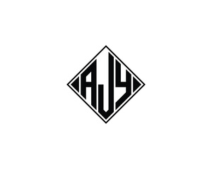 AJY Logo design vector template