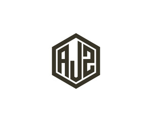 AJZ Logo design vector template