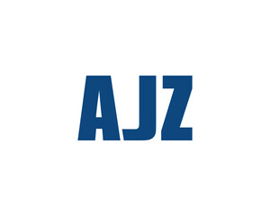 AJZ Logo design vector template