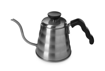 One kettle isolated on white. Coffee making