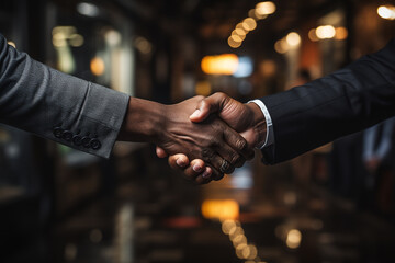 handshake of people, business hand man shaking