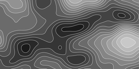 Fototapeta premium Abstract topographic contours map background. Topographic map and landscape terrain texture grid. Terrain map. Contours trails, image grid geographic relief topographic Cartography Background