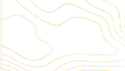 White papercut with golden stock background.