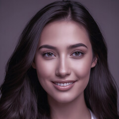 Obraz premium Photo portrait of a beautiful girl.