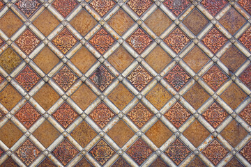 Classic traditional asian background in warm colors