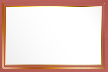 Paper Photo frame with gold border