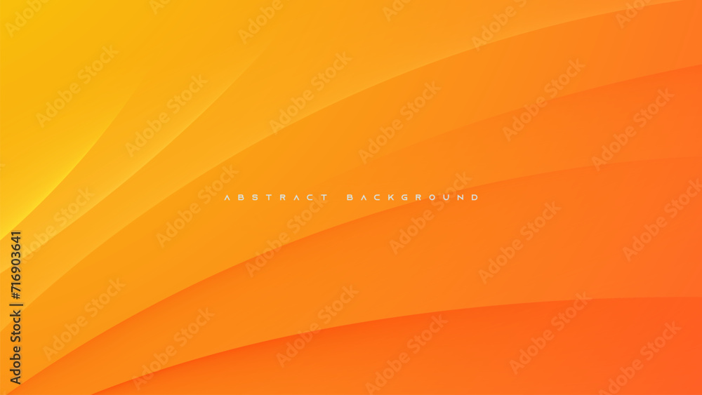 Aufkleber orange gradient abstract background clean concept design vector.