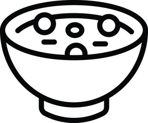 Lisbon sea food soup icon outline vector. Historical tourist. Flag national