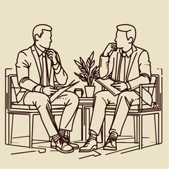 Vector art representing a business concept in a visually appealing manner.