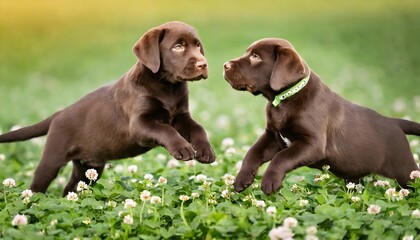  Chocolate labrador retriever puppies 