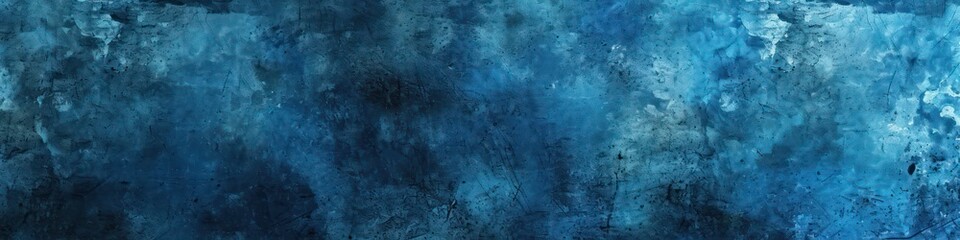 Obraz premium Blue grunge texture abstract background. Generative AI