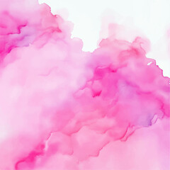 Watercolor paint splashes, Abstract watercolor background with watercolor splashes, Pink watercolor