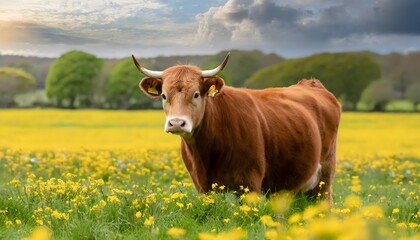 cow on a meadow