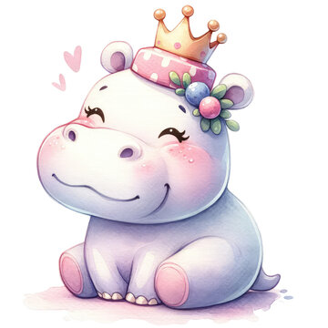 Cute Hippo Birthday Party | Adorable Animal Celebration Illustration
Happy Hippo Birthday Card | Cartoon Jungle Safari Theme for Kids
Smiling Hippo with Birthday Cake | Children's Party Invitation Art