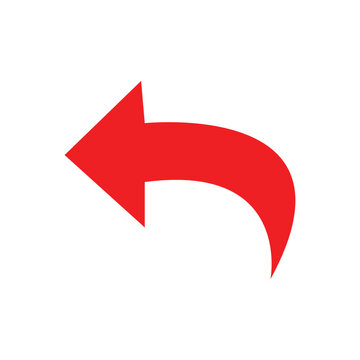 Red Arrow icon for your website design, logo, app, UI. The red arrow indicated the direction symbol.  vector illustration. eps file 32.