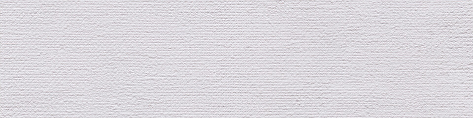 Classic white acrylic canvas background as part of your creative work. Seamless panoramic texture.
