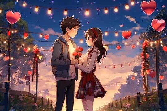 Anime couple