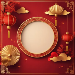chinese new year greeting card