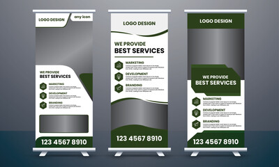 Corporate Roll Up Banner and Signage Design