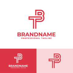 Obraz premium Modern Initials TB Logo, suitable for business with BT or TB initials