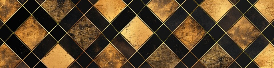 Abstract rhomb seamless pattern. Repeating gold grunge backdrop. Random rhombus. Background golden printed. Geometric texture. Repeated printing. Repeat patern for design prints. 