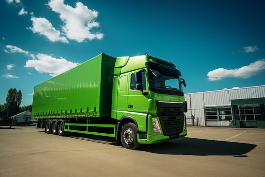 Green truck powered by clean carbon neutral energy
