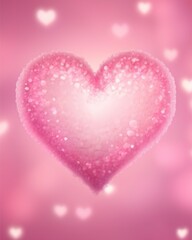 Heart pink background 