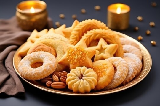 Maamul, m'aamoul, m'amul, m'aamul Arabic cookies stuffed with dates, nuts, pistachios or walnuts, almonds or figs. Mamul is prepared a few days before Christmas, Easter or Eid al-Adha