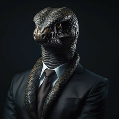 Cobra in a suit