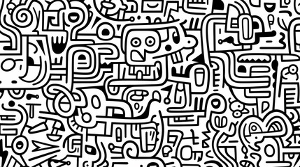 Cute graffiti art abstract background poster web page PPT, art background