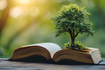 book and tree