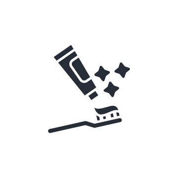 dentifrice icon. vector.Editable stroke.linear style sign for use web design,logo.Symbol illustration.