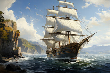 Pirate Warships - Rough Sea