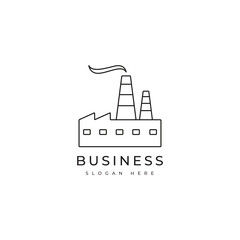 Fototapeta premium manufacturing fabric minimal logo design graphic vector