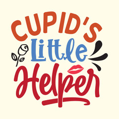 Cupid’s Little Helper t shirt design vector file 