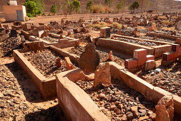 Muslim cemetery.Morocco