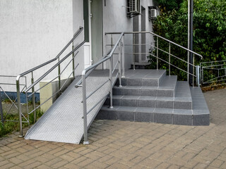 Staircase and ramp