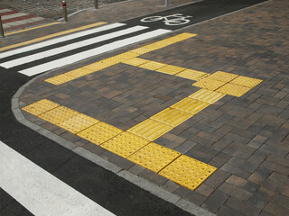 Disabled route sign