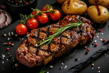 Delicious steak photo food photography