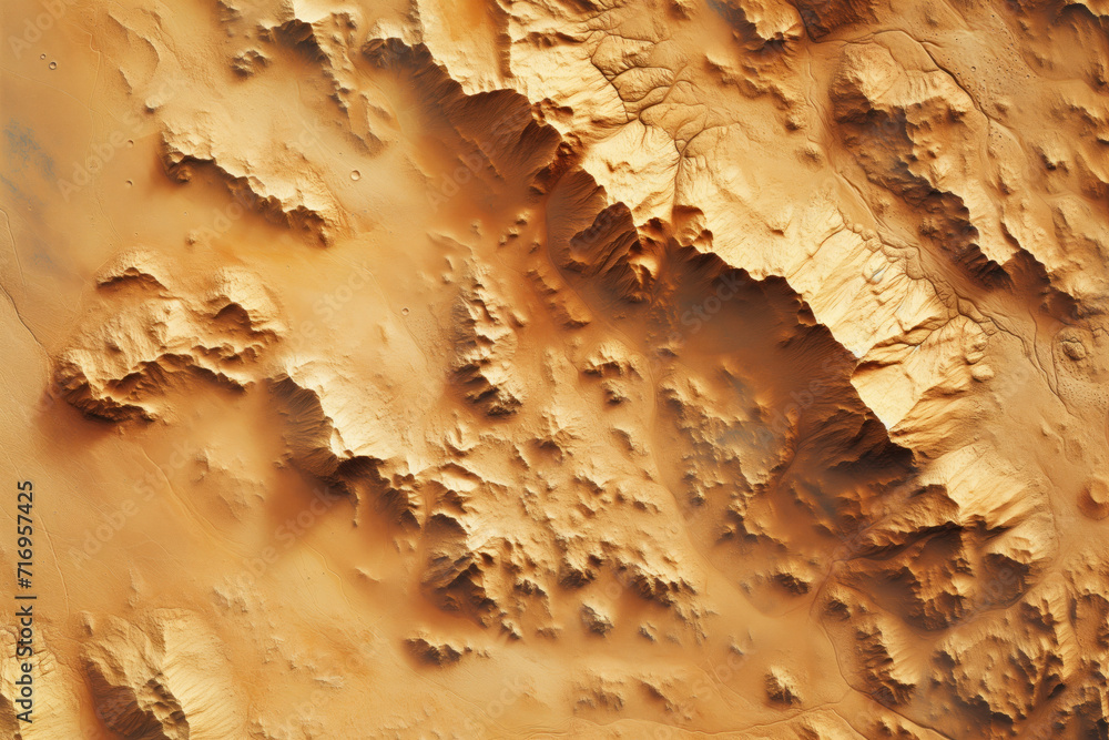 Poster mars surface texture. background image. created with generative ai technology